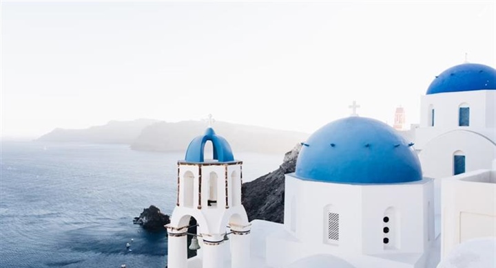 Santorini, Greece: White Villages Above the Aegean Sea